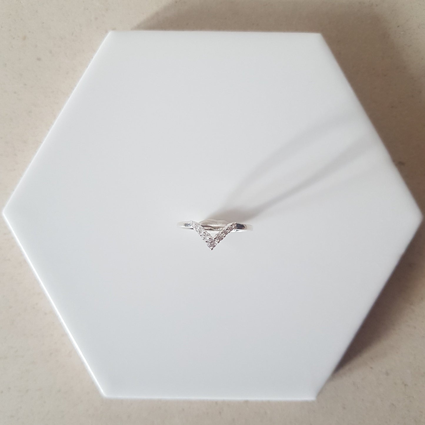 White Topaz Ring, rings