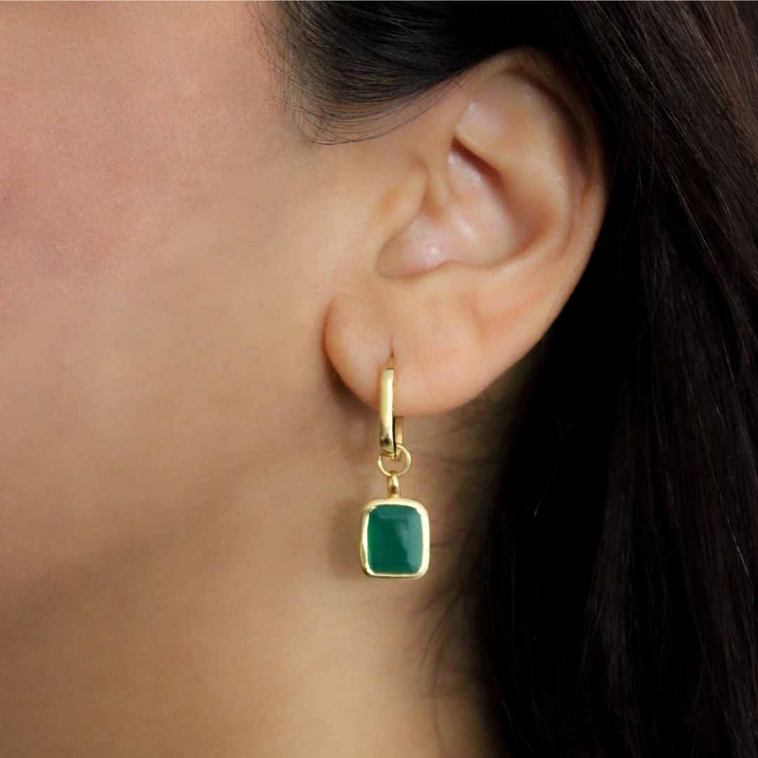 Green Onyx Earrings, Green Onyx Jewellery, Green Onyx uk, Green onyx, Green stone jewellery