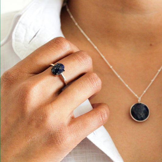 Silver Lapis Jewellery