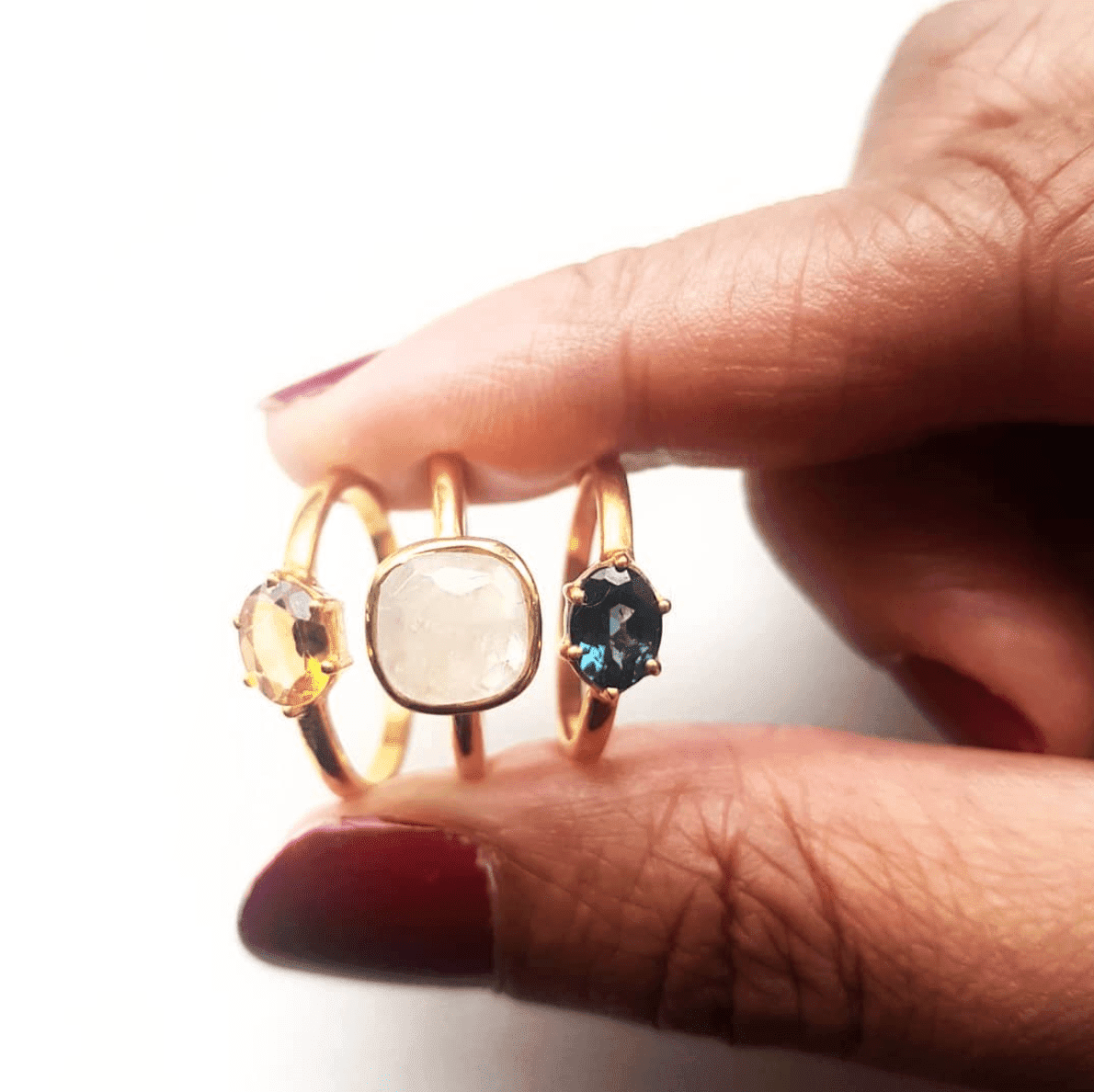 london blue topaz ring