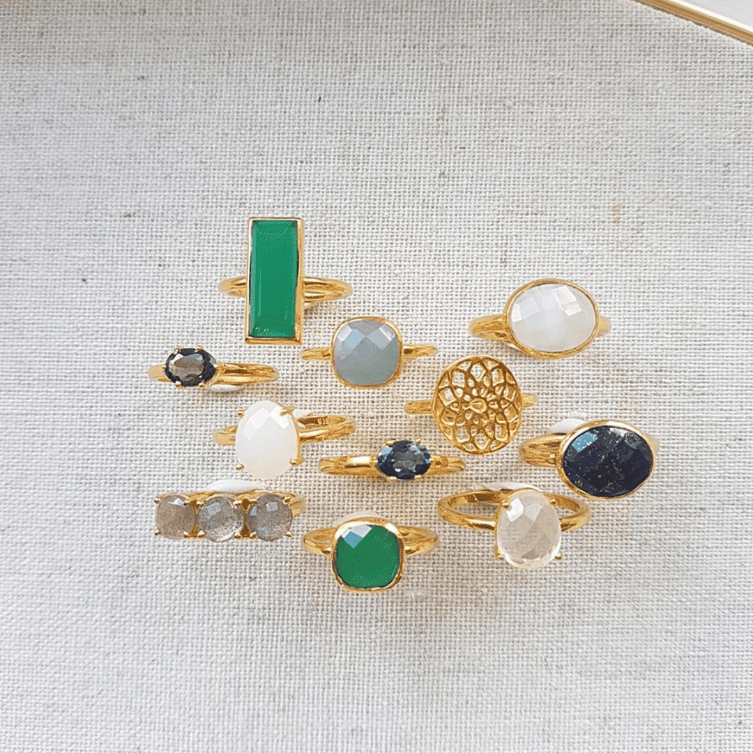 gemstone rings uk