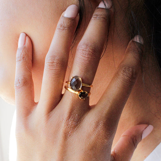 Smoky Quartz Rings