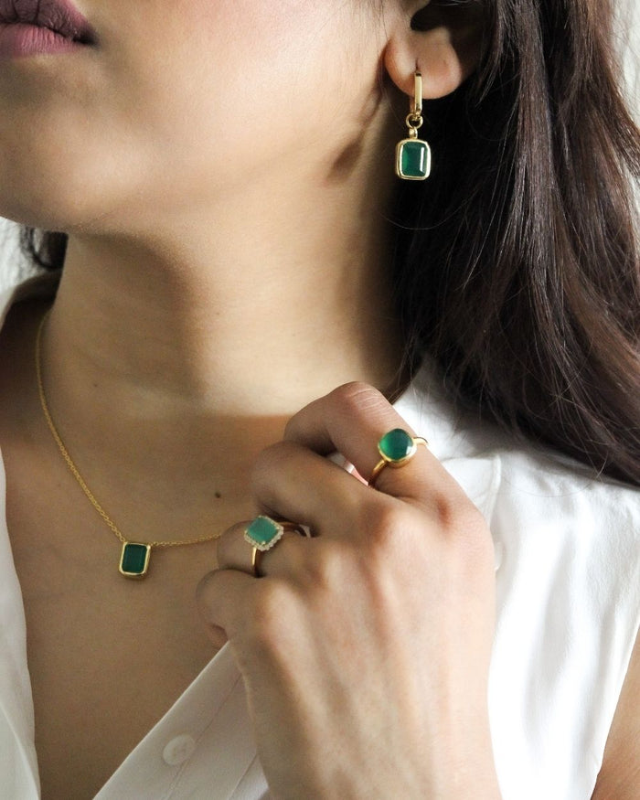 Green Onyx  Jewellery, Somya London