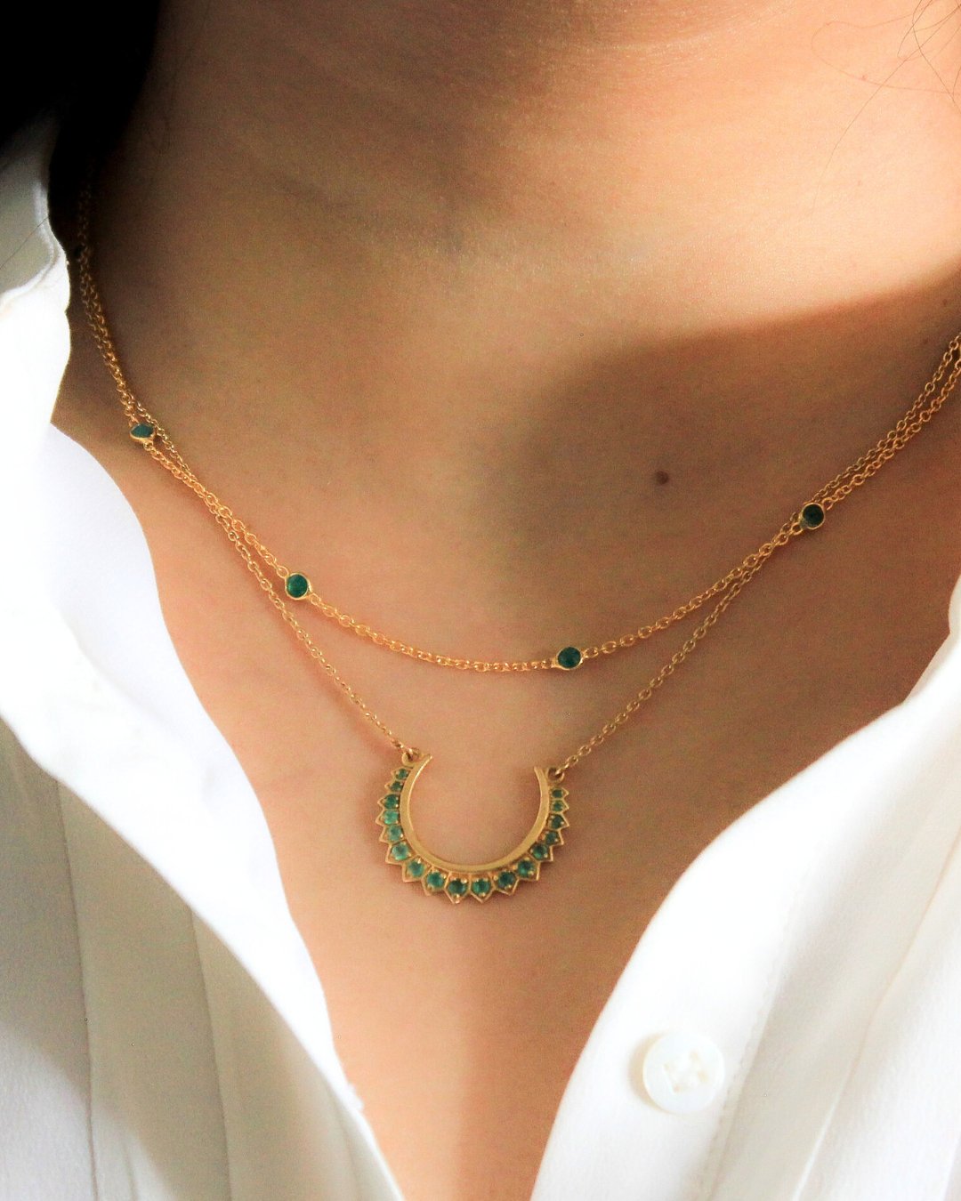 Green Onyx Necklaces