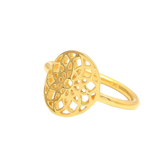 Gold Floral Ring