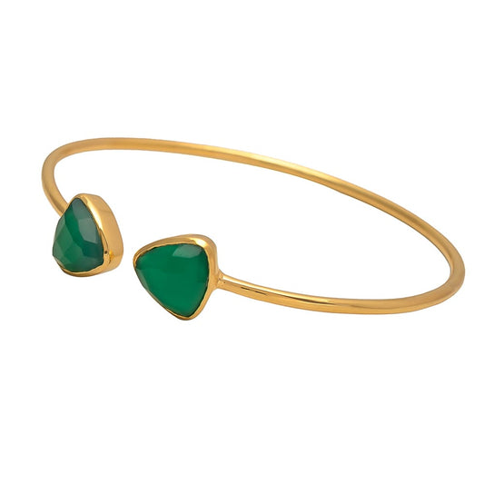 Green Onyx bracelet, Green onyx