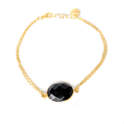 Black Onyx Jewellery, black onyx bracelet, black stone bracelet